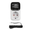 Priza termostat WiFi SINOTIMER STC-916W-EU, 16A, 230V, control temperatura incalzire/racire, senzor extern, timer, aplicatie